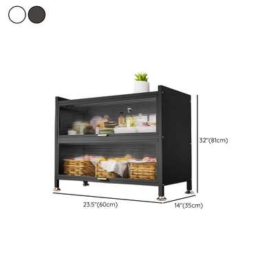 Storage Unit; Simplistic Microwave Storage Cabinet image 5