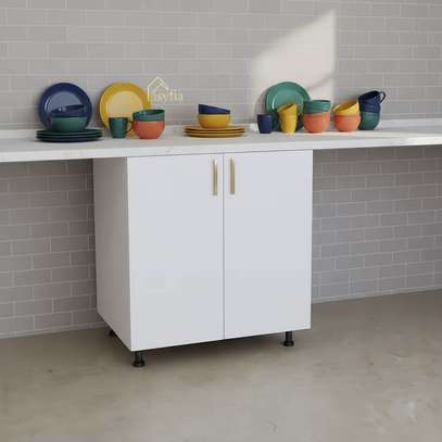 2-Door Wooden Credenza image 2