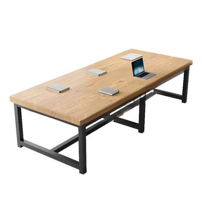 Boardroom Tables: 2m Modern Brown Custom Boardroom Table image 7