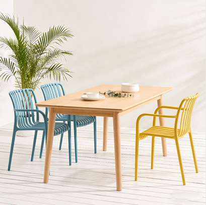 Outdoor Chair; White Plastic Outdoor Chair in Suneka image 7