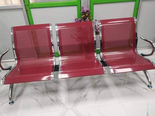 3-Link Metal Reception Bench image 11