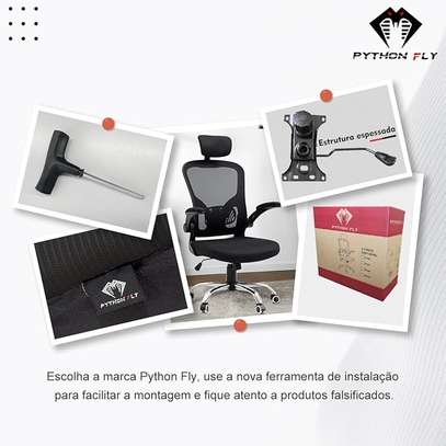 Royal Black High Back Ergonomic Office Chair image 2