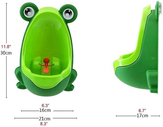 Frog Boys Urinal with Spinning Target Potty Trainer image 3
