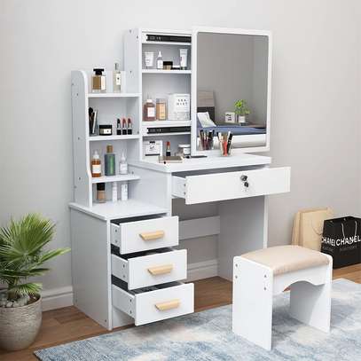 Dressing Table; Vanity Dressing Table With LED Lights image 2