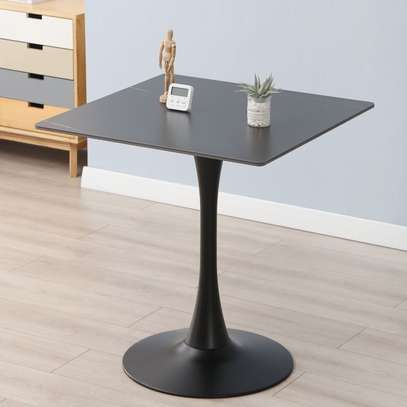 Dining Table : Black  Marble Dining Table In Rongo image 4
