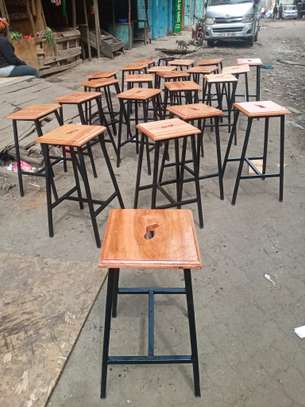 Wooden lab stool image 4