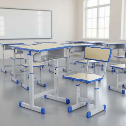 Kids Furniture : Adjustable Kids Desk and Chair Combo image 5