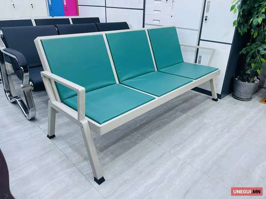 3-Seater Heavy Duty Office Reception Bench image 3