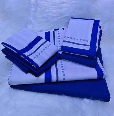 premium white striped cotton bedsheetsr l image 5