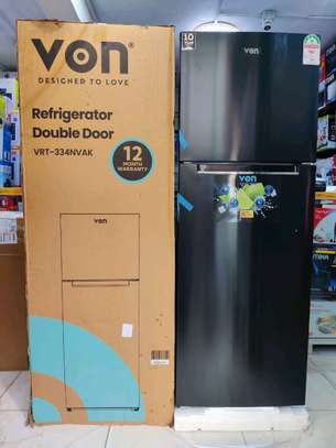 Von 247litres double door fridge image 4