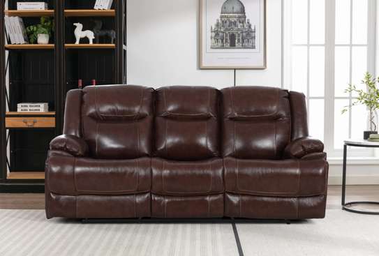 Office Sofa; 5-Seater Fabric Recliner Sofa image 2