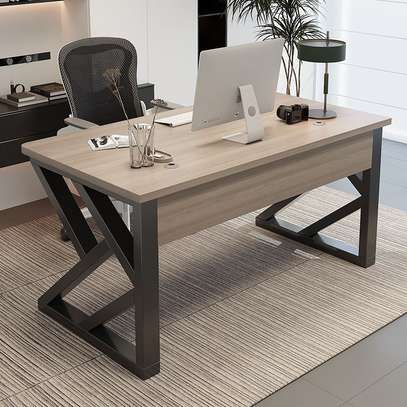 Standing Desks: Wood Top Modern Computer Table image 2