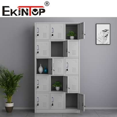 Office Cabinet: White 15 Locker Office Cabinet inMagombo image 2