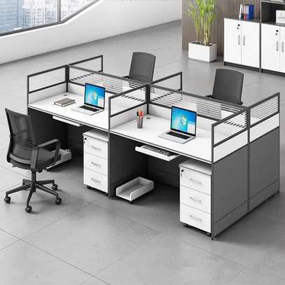 Office Workstations; 4-Way Office Workstation In Suneka image 3