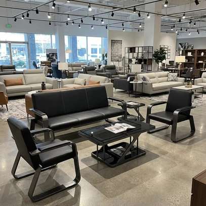 Office Sofas:Office 5 Seater Reception Sofa Set In Kisumu image 2