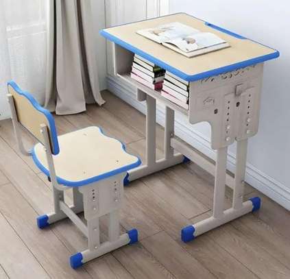 Adjustable School Desks & Chairs Set image 14