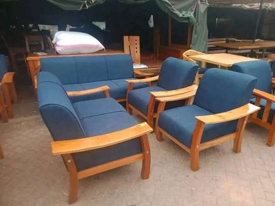 7 Seater Fabric Meeting Office Sofa image 3