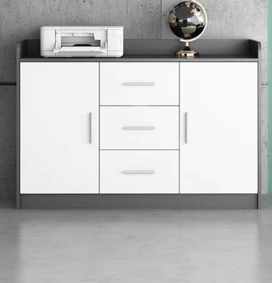 Modern Wooden Credenza Cabinet image 5