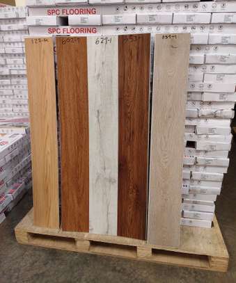 SPC Flooring Waterproof Scratch-Resistant Wood Finish image 2