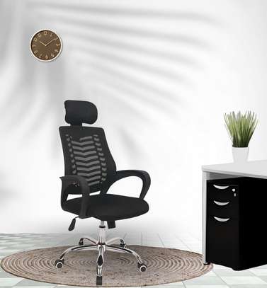 High Back Mesh Office Staff Chair image 9