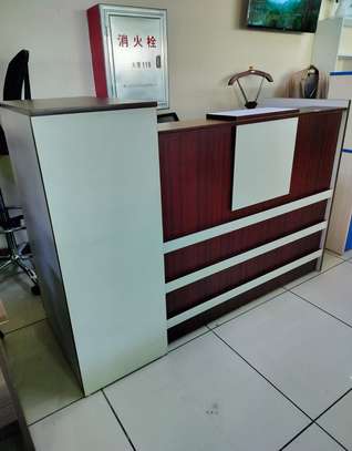 1.8m Wooden Front Office Reception Desk image 3