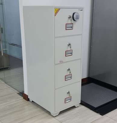 4 Drawer Steel Diplomat Storage Office Cabinet image 10