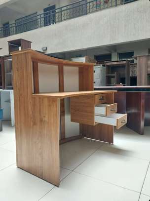 C-Shaped Office Reception Desk image 3