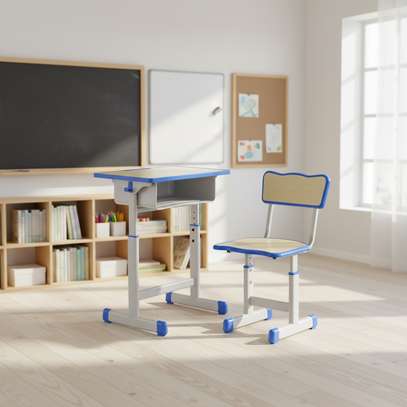 Kids Furniture : Adjustable Kids Desk and Chair Combo image 3