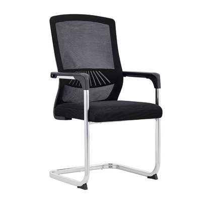 Office Chair : Metallic Legged Boardroom Office Chair image 7
