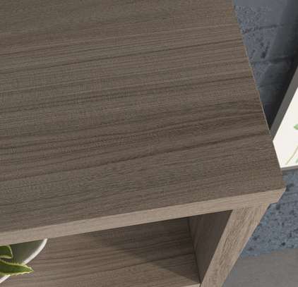Wooden Rectangular Open Bookshelf image 9