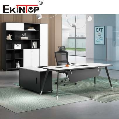 Office Desk; 180cm Executive L-shaped Luxury Desk image 5