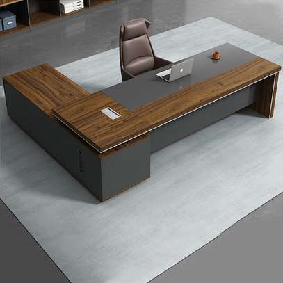 Office Desk: L-Shaped Executive Office Desk In Bobaracho image 2