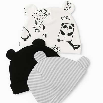 Baby cotton hats image 3