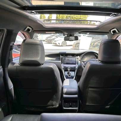 Toyota Harrier Premium sunroof leather seats black 2018 image 7