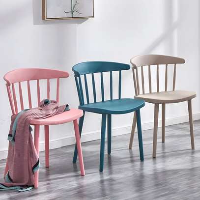 Durable Armless Plastic Luxury Dining Chair image 11