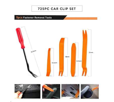 725pc Car Push Retainer Clips & Auto Fasteners Assortment image 4