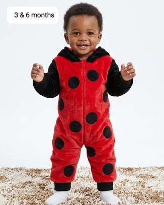 Warm fleece rompers image 4