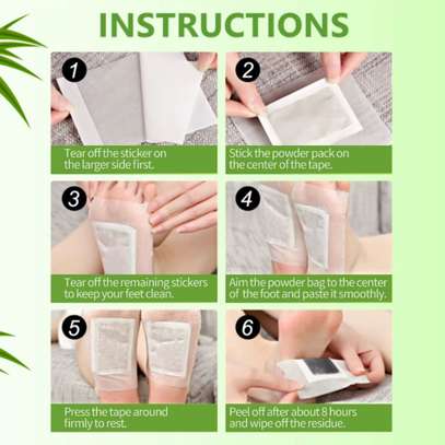 Deep Cleansing Detox Foot Patch Natural Pads image 6
