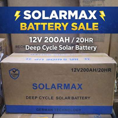 SOLARMAX 12V 200Ah Deep Cycle Solar Battery image 3