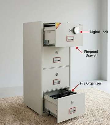 Safe Cabinet; 4 Drawer Diplomat Fireproof Safe image 13
