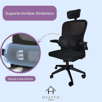 Phoenix Ergonomic Mesh Chair with Flip-Up Arms image 3