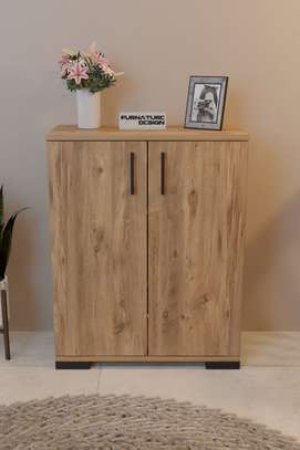 2 Door Wooden Credenza Cabinet image 4