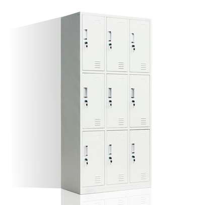 Storage Cabinets: 9-Locker Storage Lockable Cabinet image 8