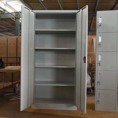 2-Door Metallic Office Cabinet image 6