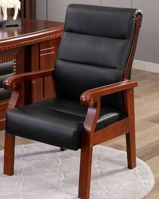 OFFICE CHAIR: Black Simplest Design  Office Chair image 3