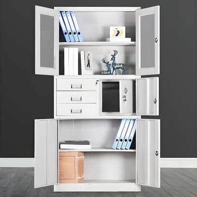 Office file cabinet: 2-door office filing cabinet with safe image 4