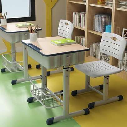 Adjustable Height Kid's Desk and Chair image 6