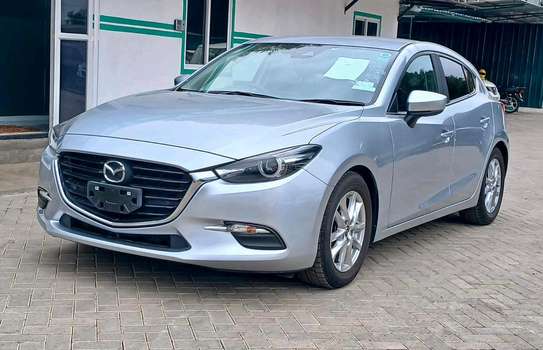 Mazda Axela 2017 model Silver color fully loaded image 8
