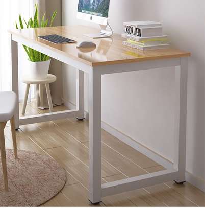 Durable Wood Metal Frame Office Computer Working Desk image 10