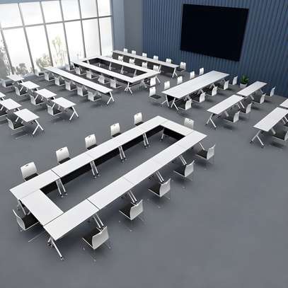 Foldable Training Room Tables - 120cm x 60cm image 2